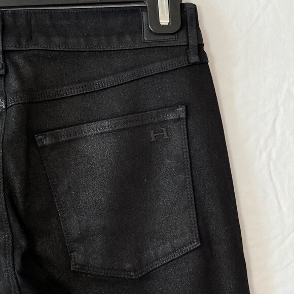 Habitual Eve Hi-Rise Skinny Coated Jeans Black Licorice 25 New With Partial Tags - Picture 6 of 12